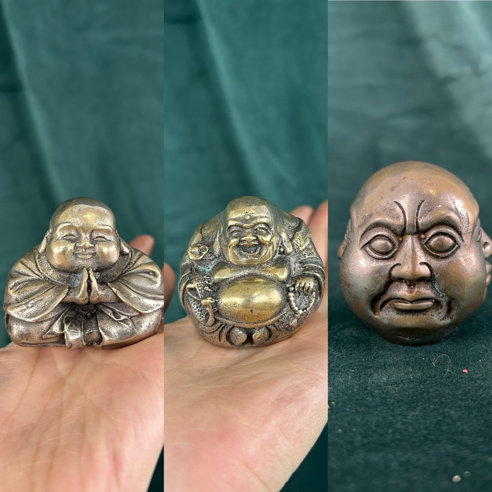 Vintage Brass Buddhist Zen Fengshui Decor